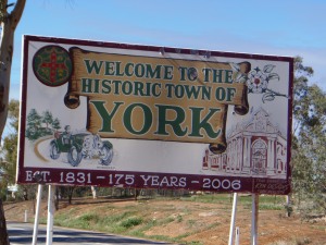 York Welcome Sign